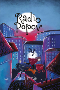 Kansikuva, kaksi lasta öisessä kaupunkimaisemassa.