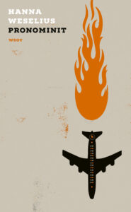 Kansikuva. Piirroskuva lentokoneesta, jota seuraa suuri oranssi tulenlieska.